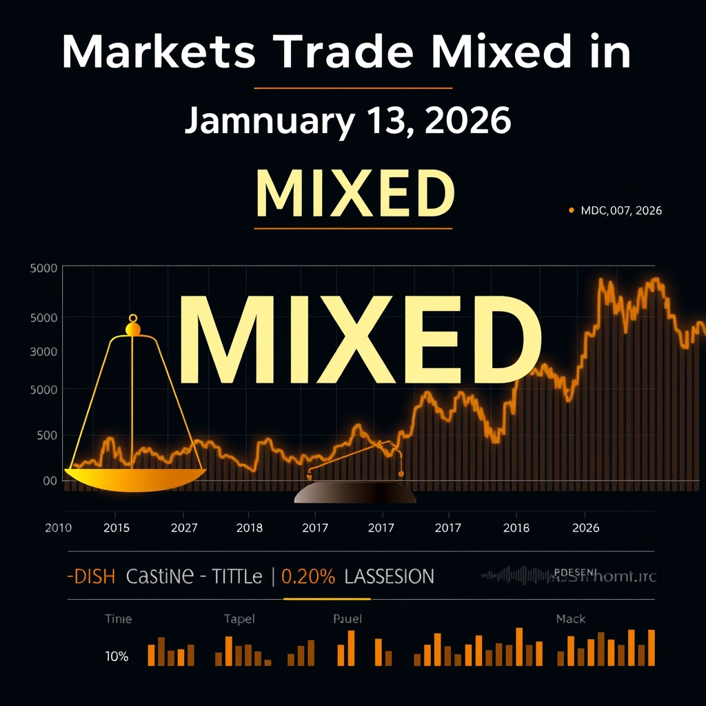 Market mood for Tuesday, January 13, 2026: Markets Trade Mixed in Choppy Session